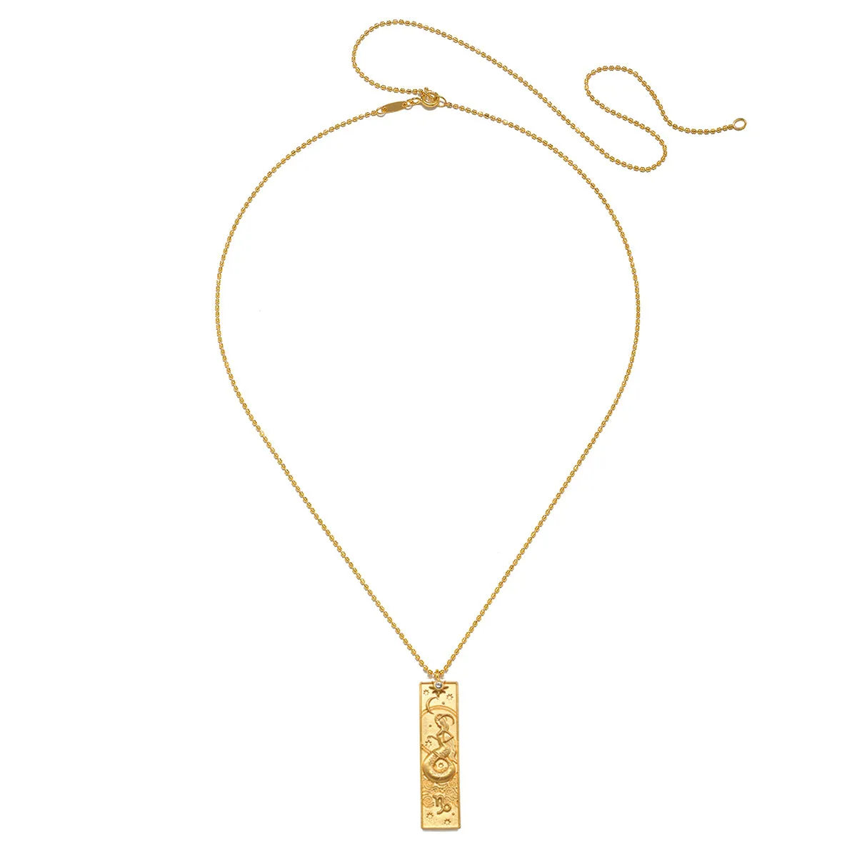 Story of Capricorn Zodiac Necklace