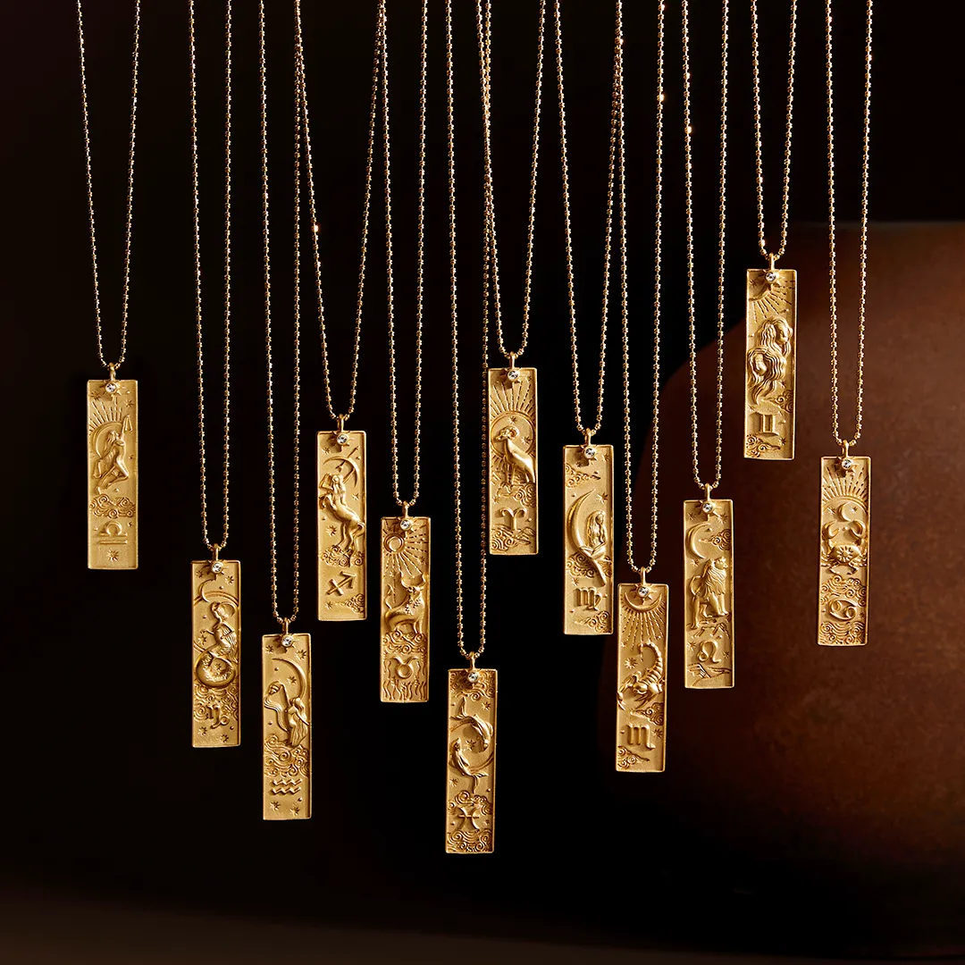 Story of Capricorn Zodiac Necklace