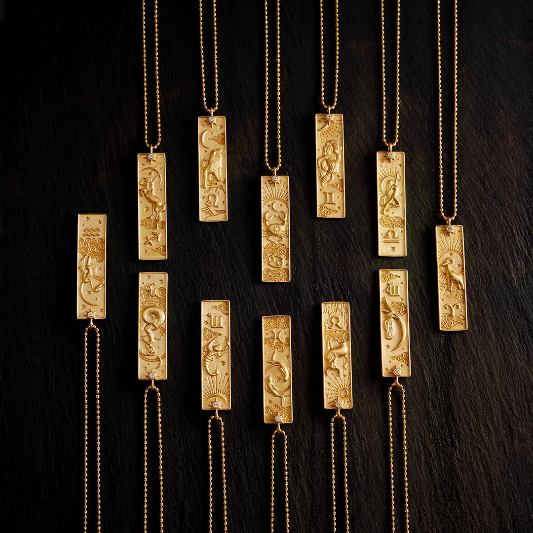 Story of Capricorn Zodiac Necklace