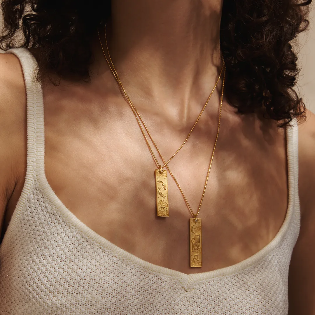 Story of Capricorn Zodiac Necklace