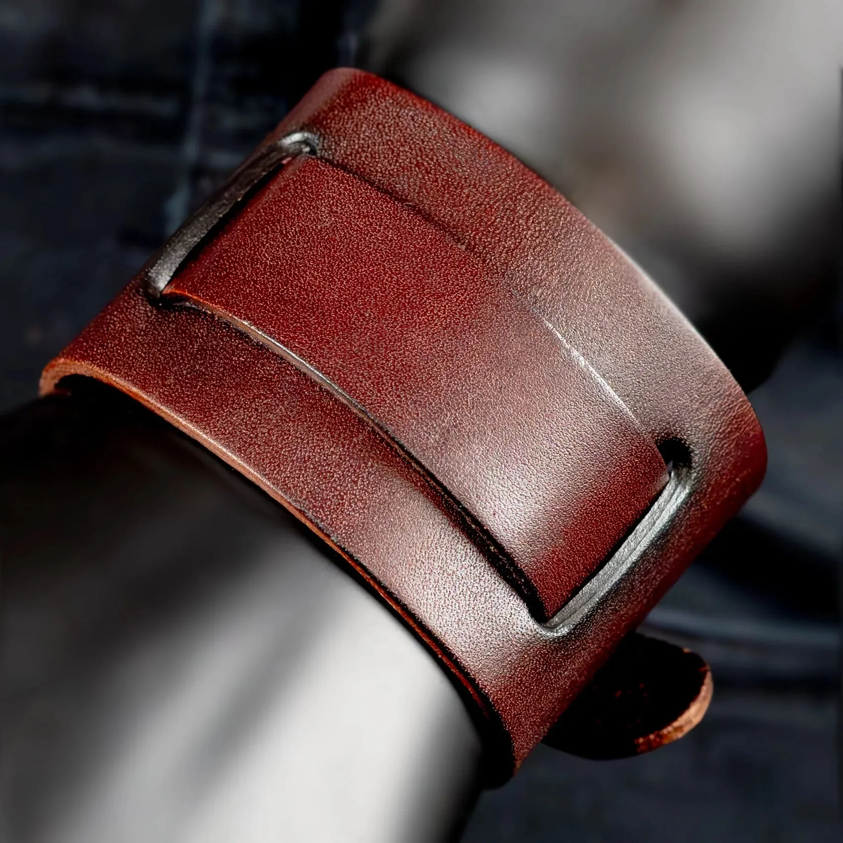 Tamascio Javier Leather Cuff Bracelet