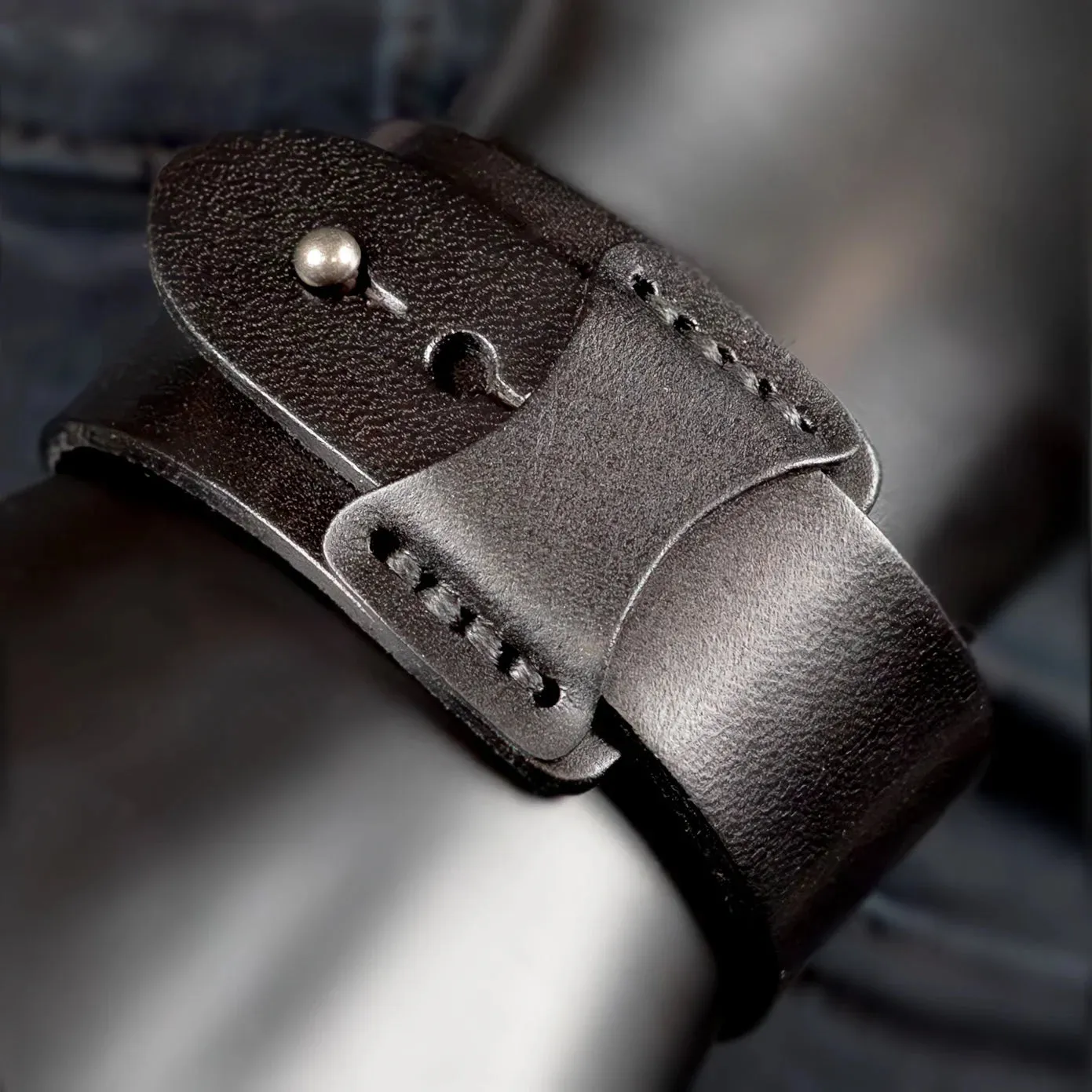 Tamascio Javier Leather Cuff Bracelet