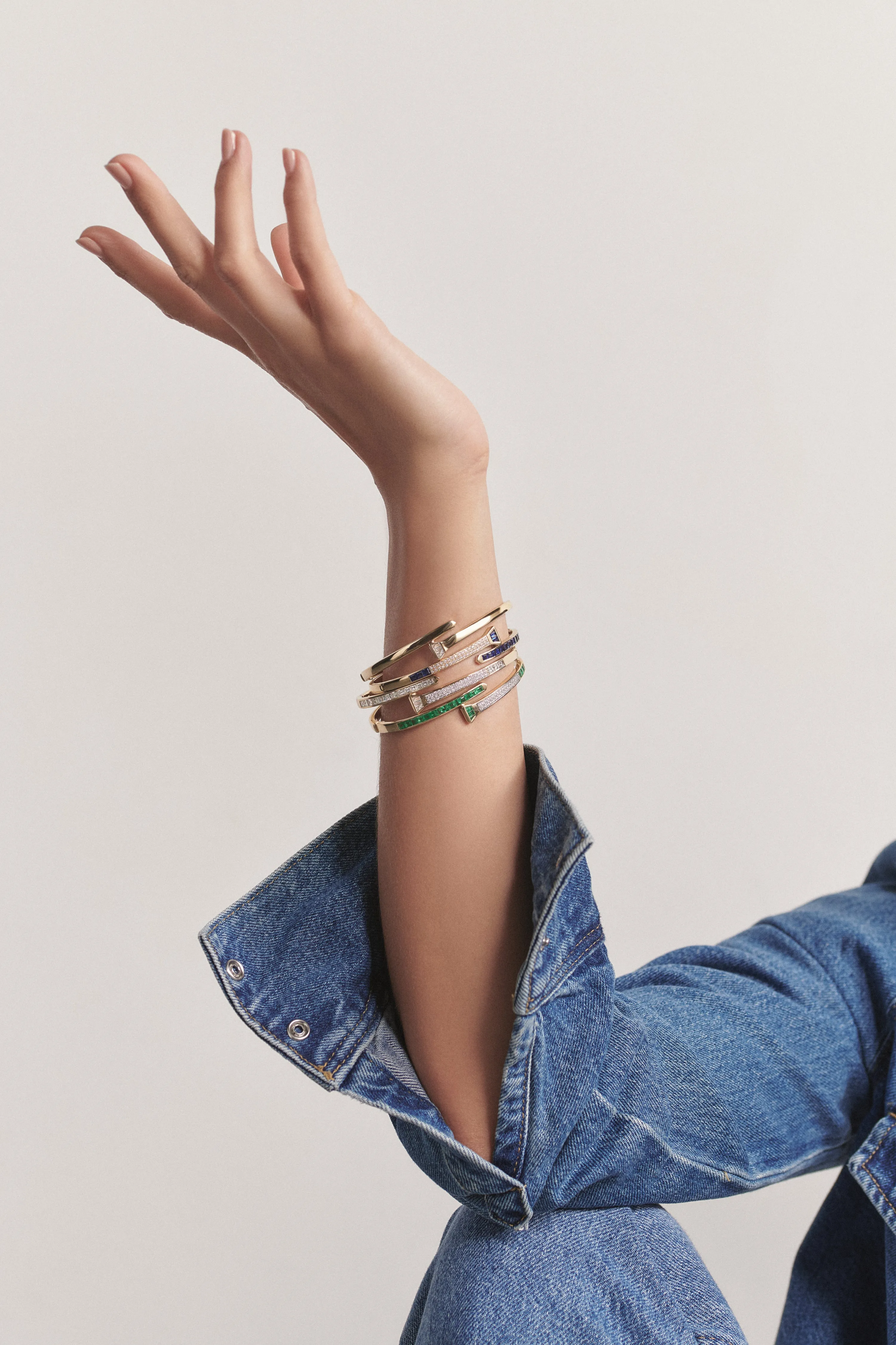The Lucky One Emerald Bangle