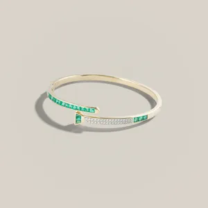 The Lucky One Emerald Bangle
