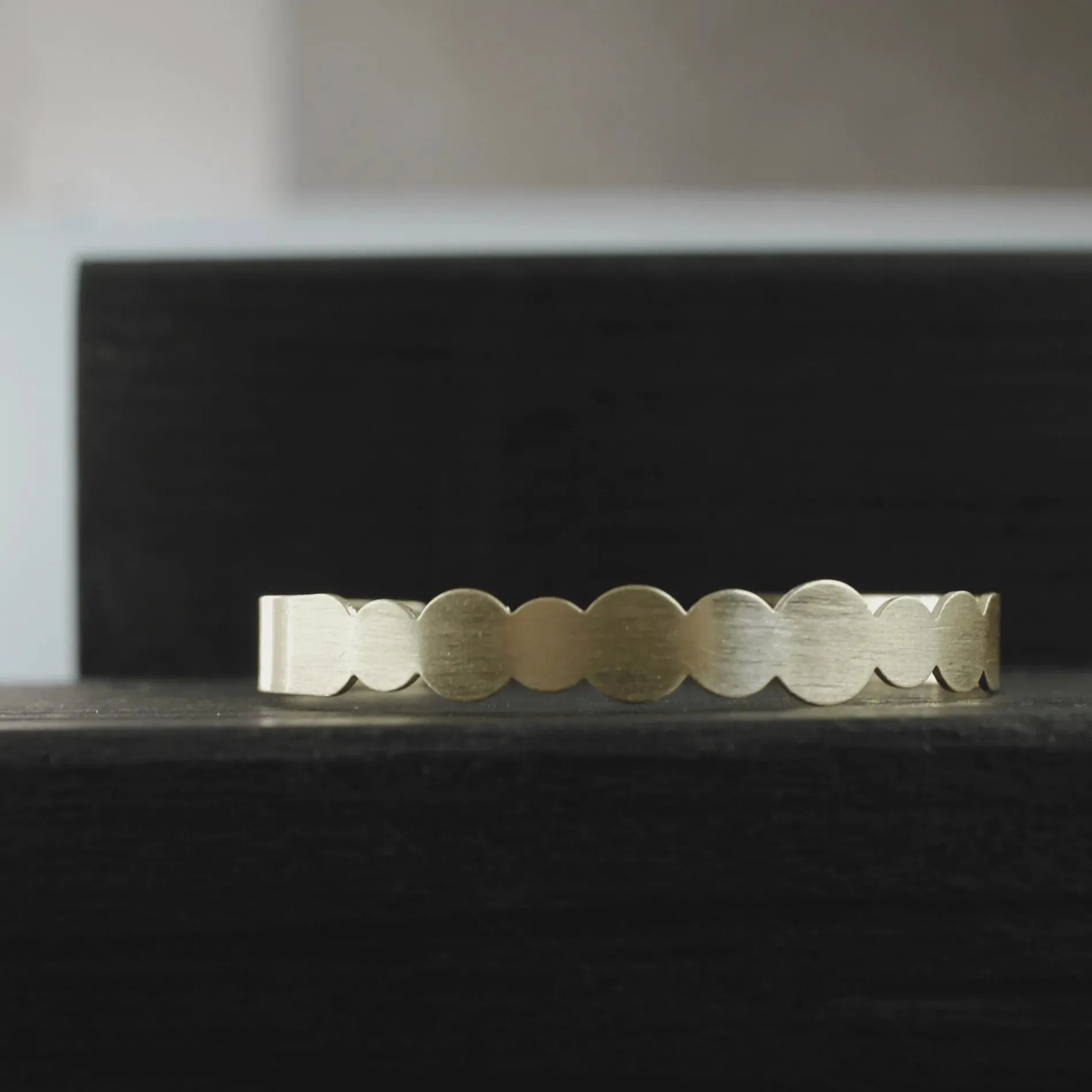 Theia Dot Cuff Bracelet Gold Plating