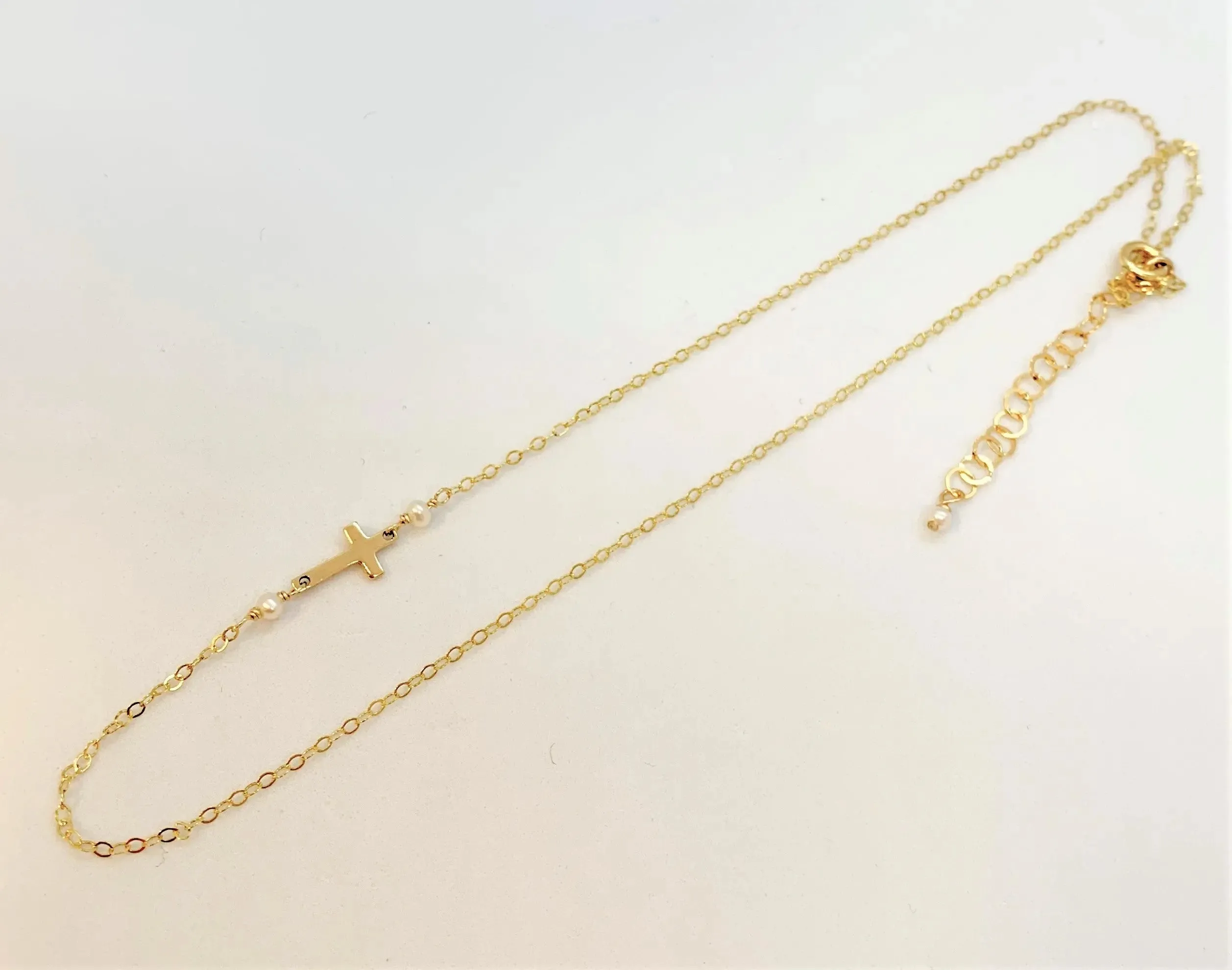 Tiny Cross Necklace