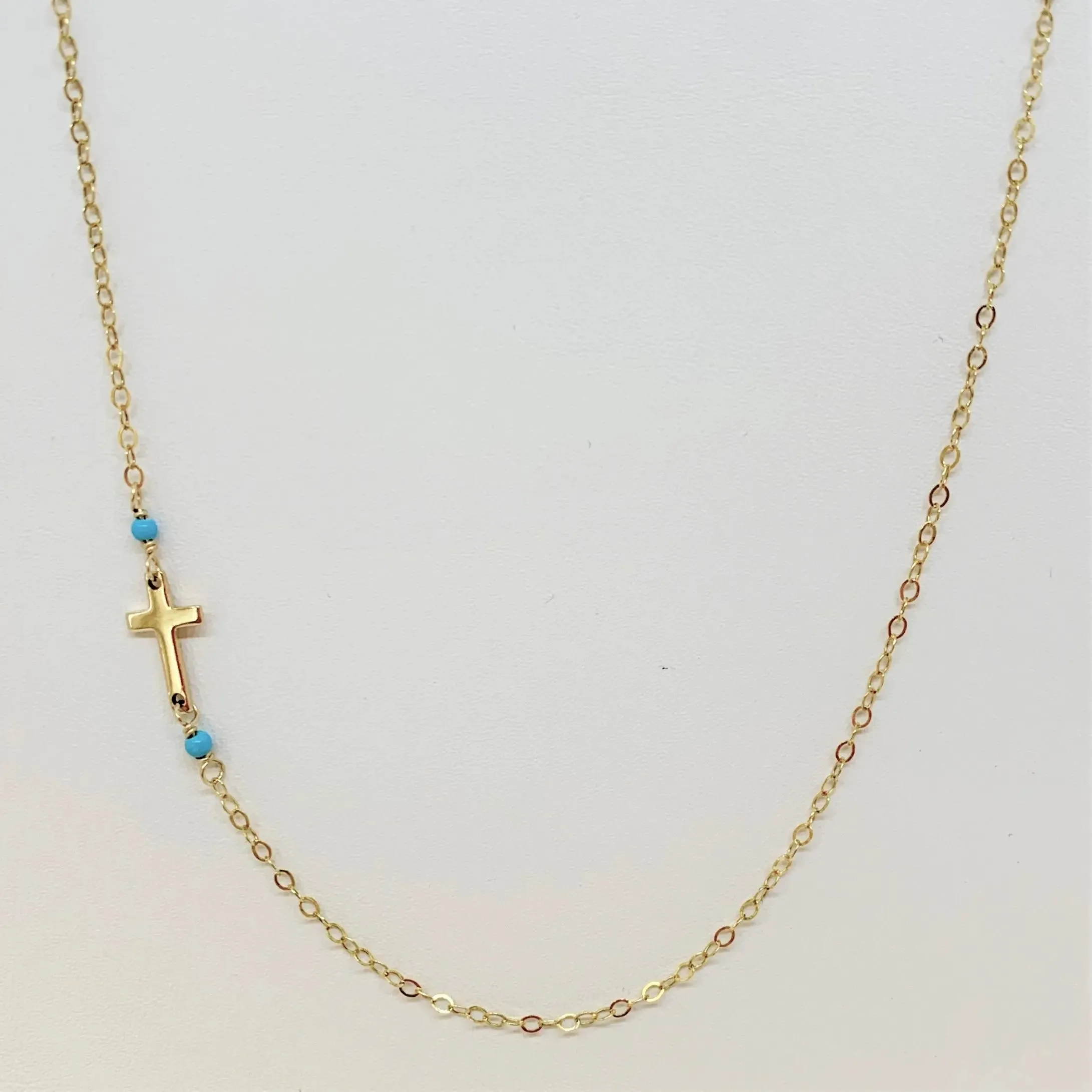 Tiny Cross Necklace