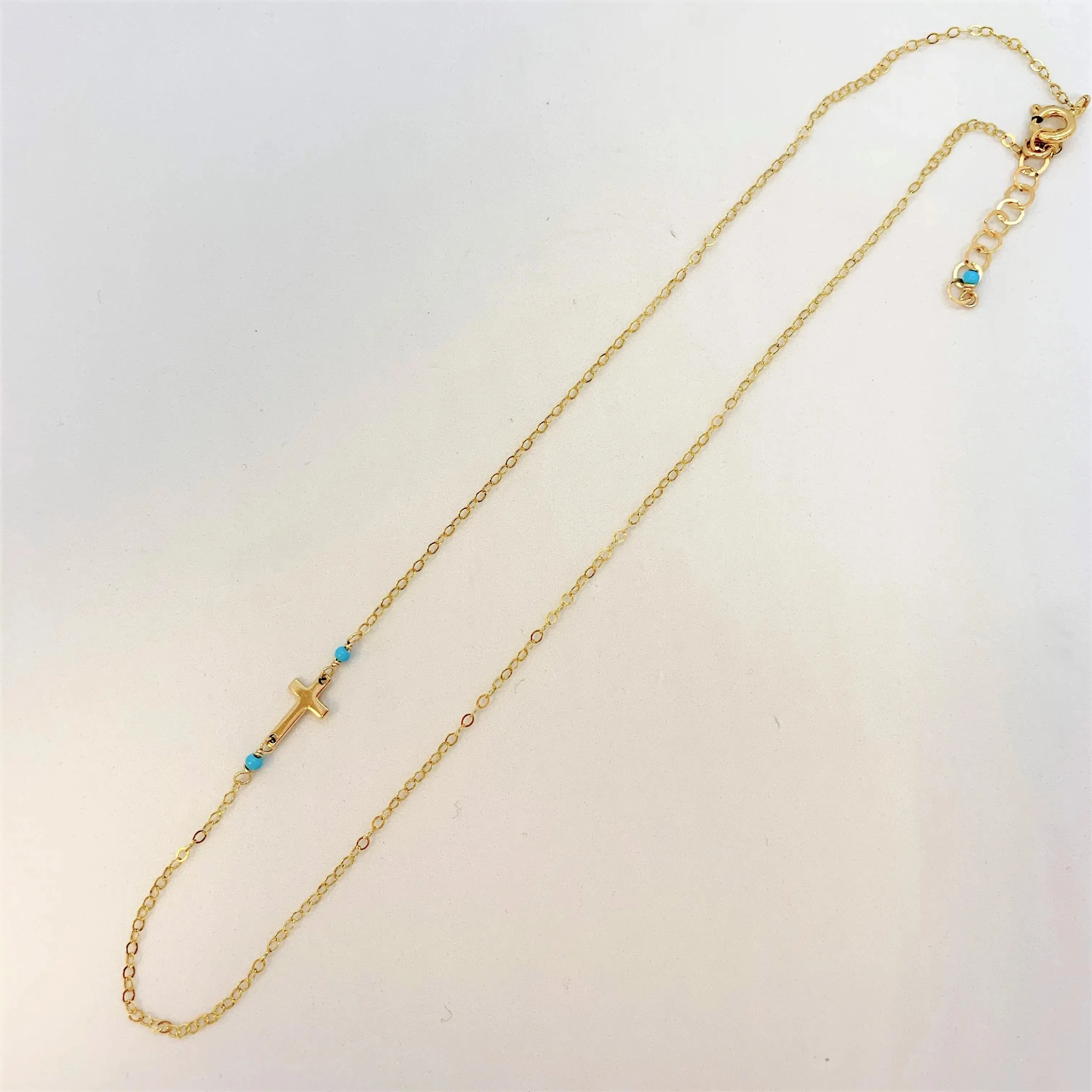 Tiny Cross Necklace