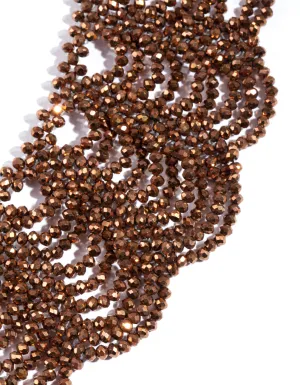 Topaz Beaded Row Collar Necklace