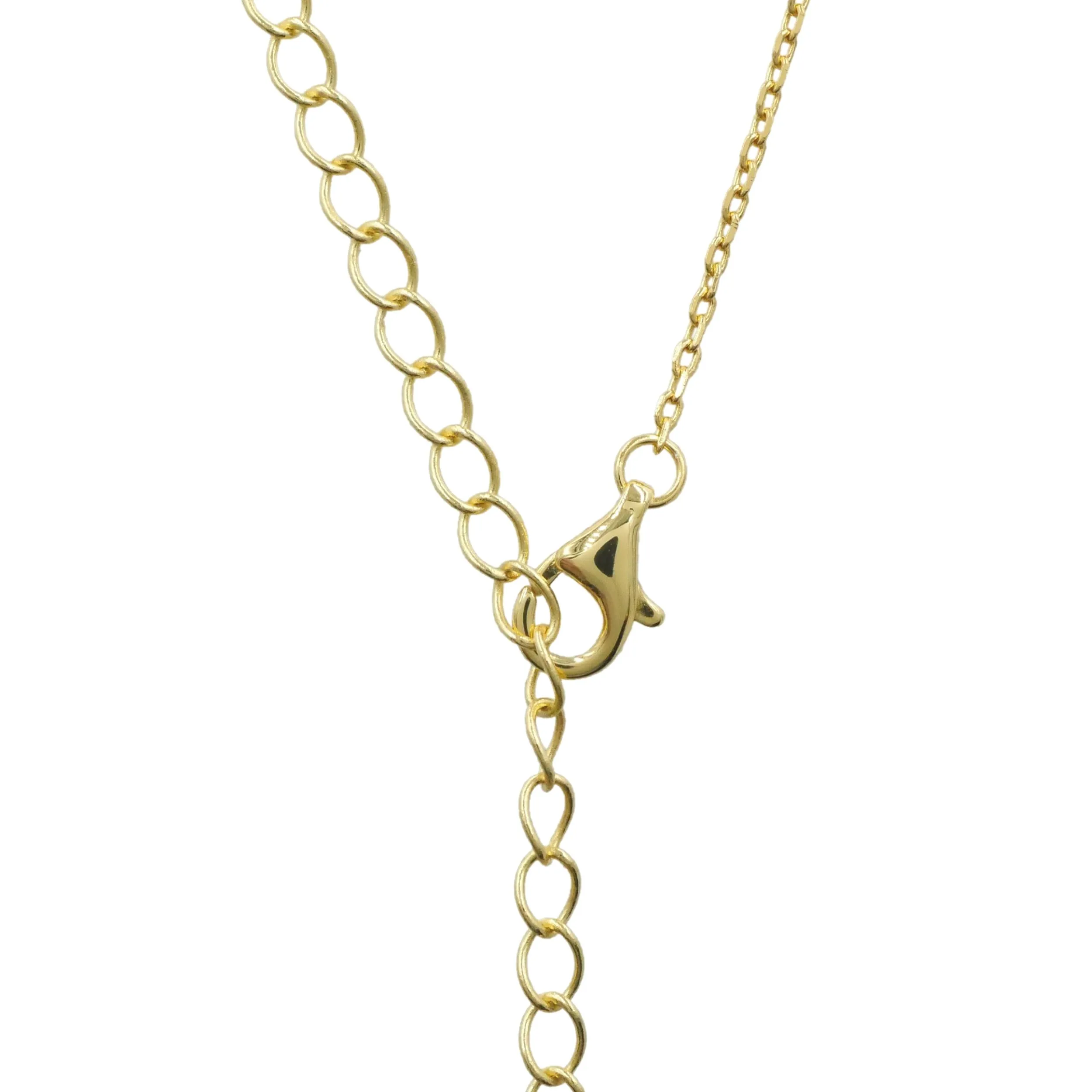 Turquoise Heart Necklace with White Crystal Pave