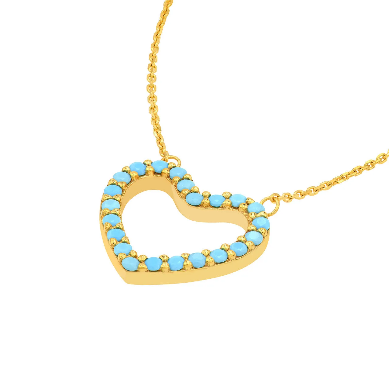 Turquoise Heart Necklace