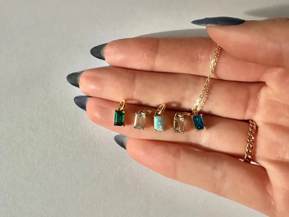 Turquoise Necklace Charm