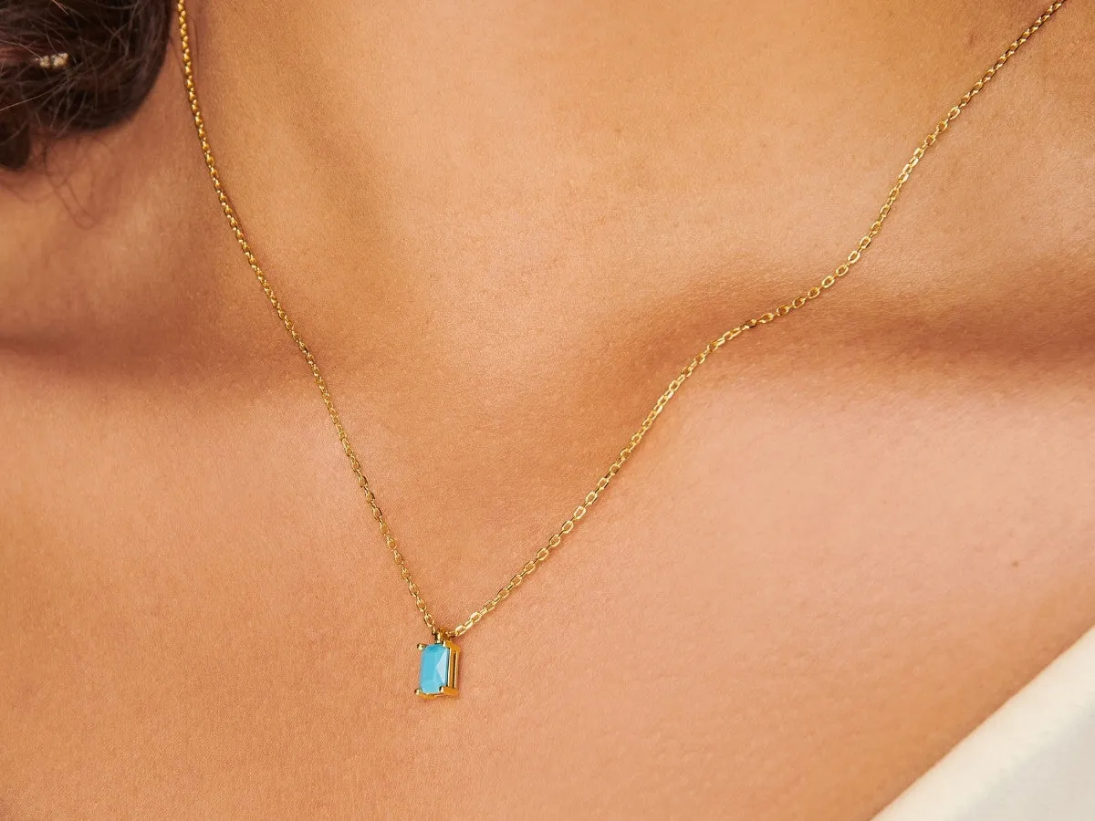 Turquoise Necklace Charm