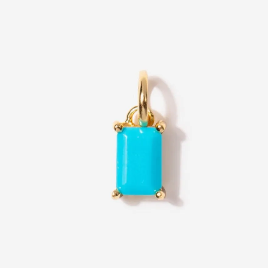 Turquoise Necklace Charm