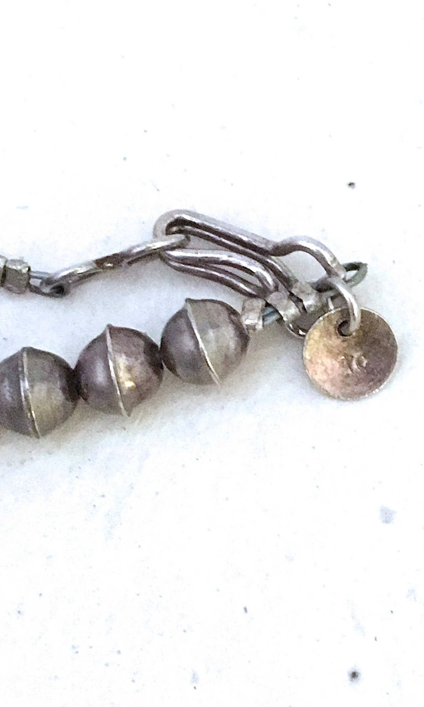TURQUOISE ROCKS 70's/80's Turquoise Nuggets, Spiny Oyster, and Silver Pearls Choker