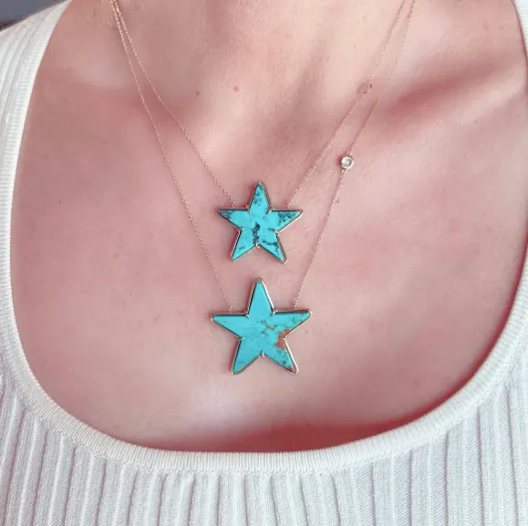 Turquoise Star Necklace