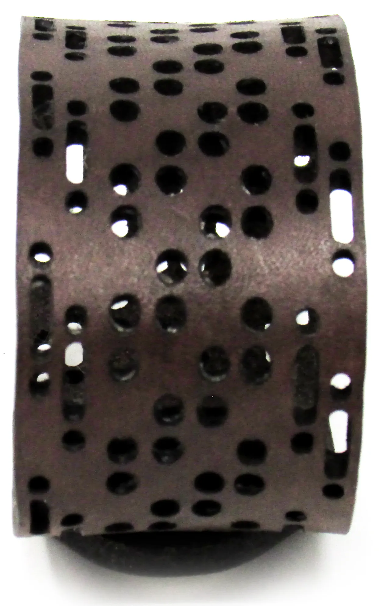 Unisex Leather Cuff - Zig with the Zag Cuff