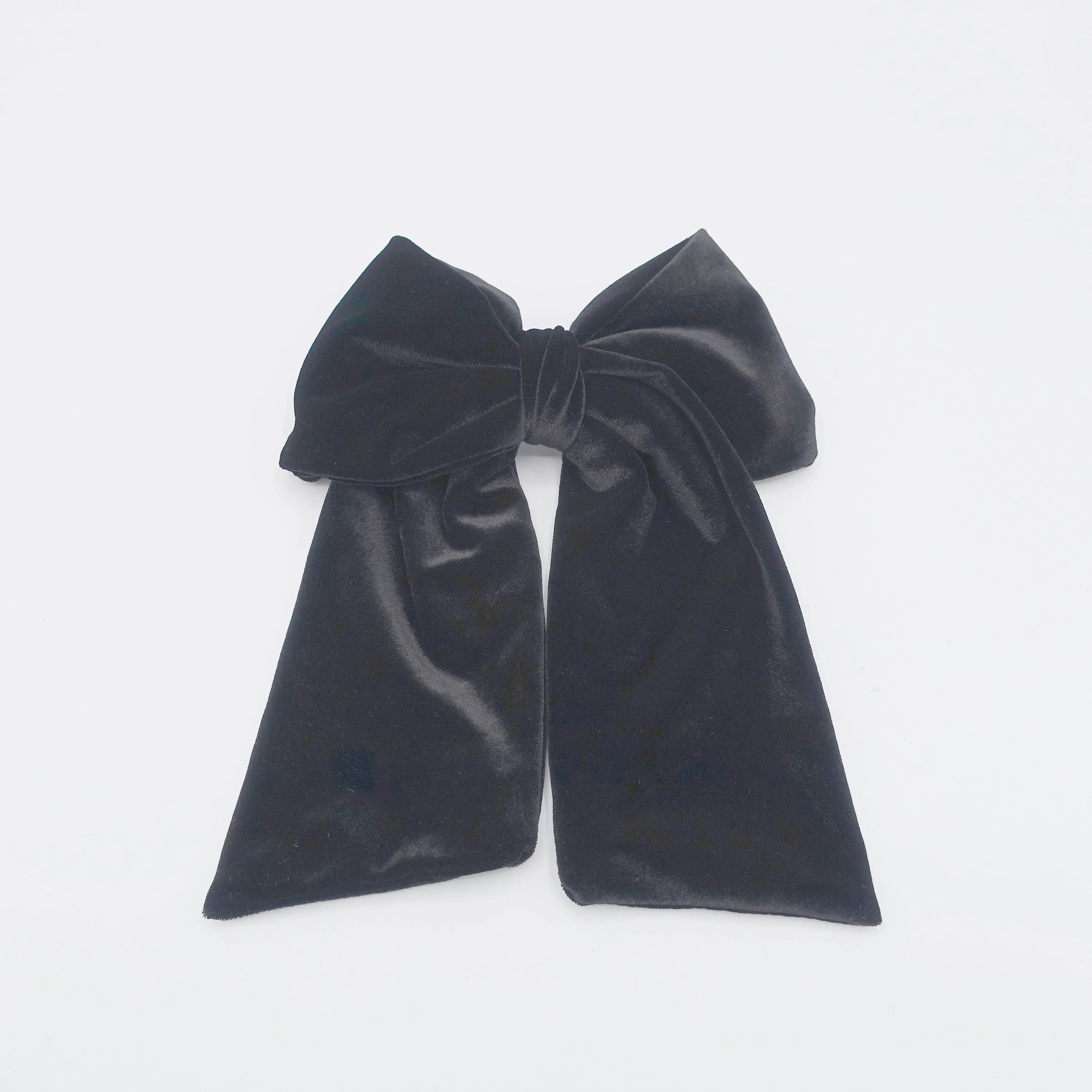 velvet hair bow medium large sized hair accessory for women