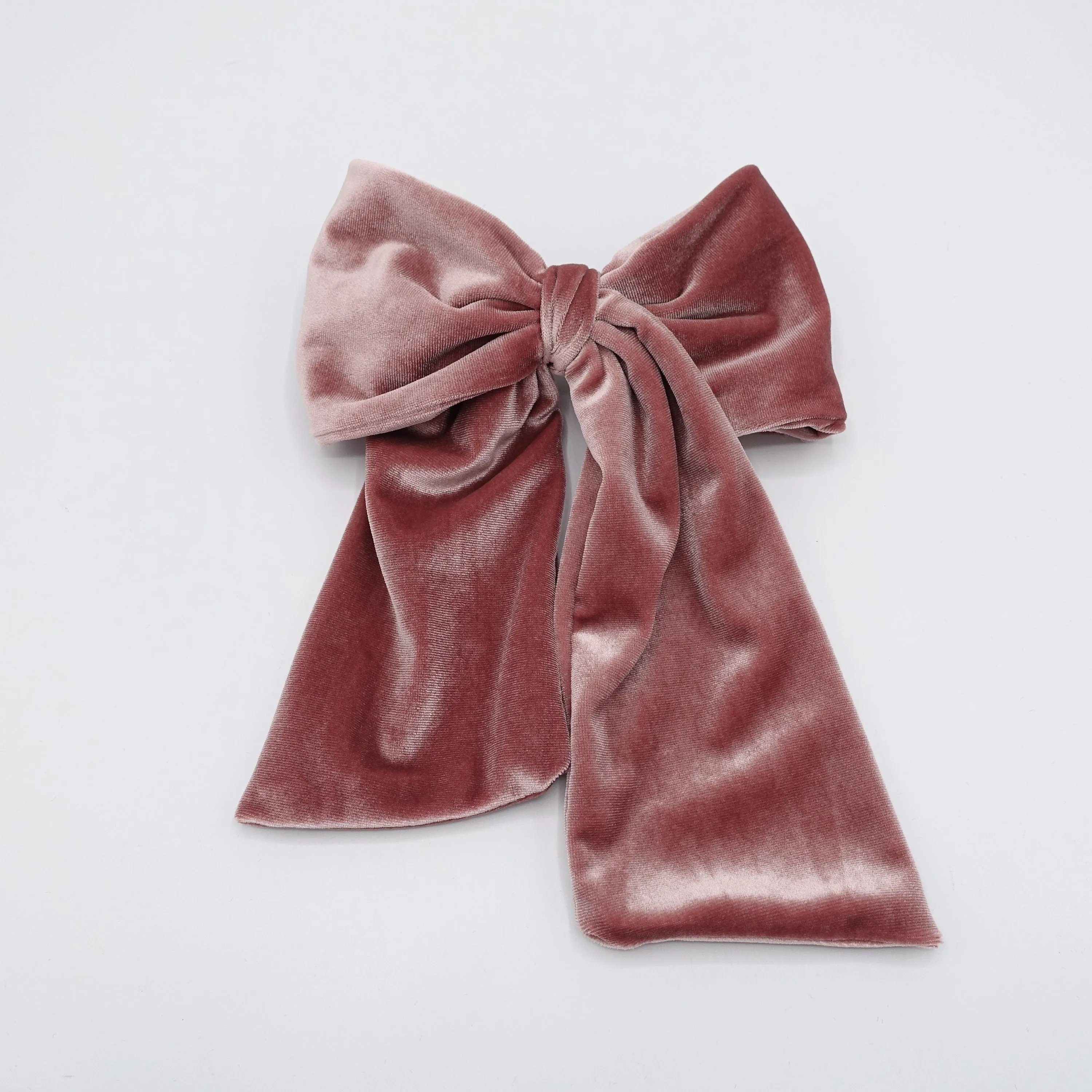 velvet hair bow medium large sized hair accessory for women
