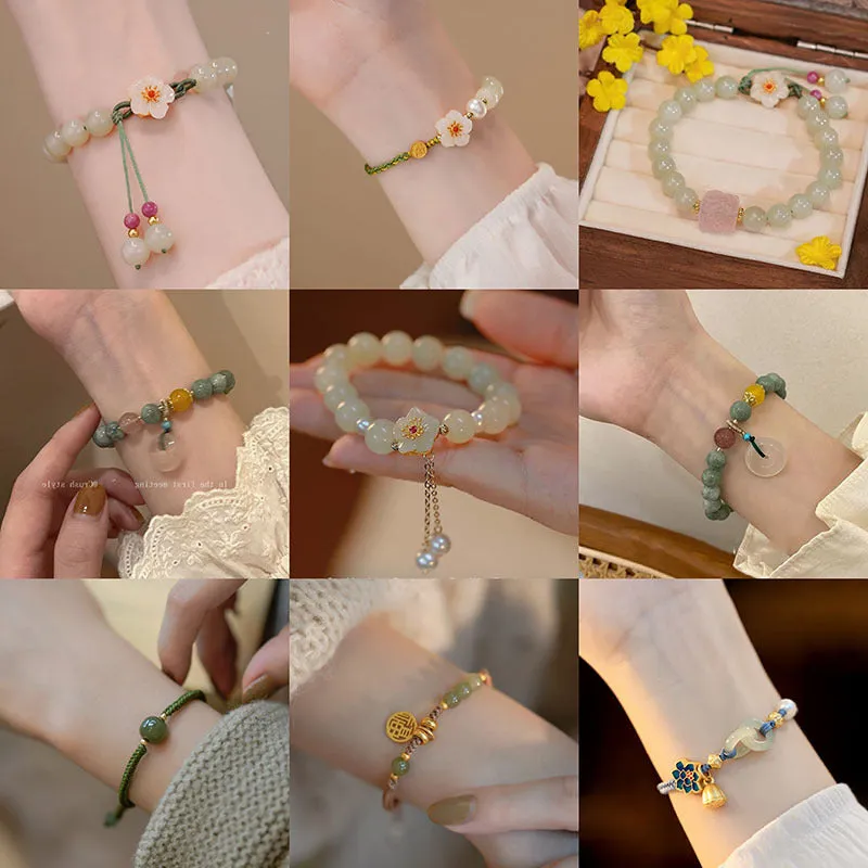 Versatile Flower Tassel Blessing Bracelet