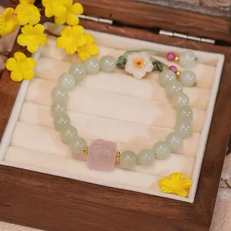 Versatile Flower Tassel Blessing Bracelet